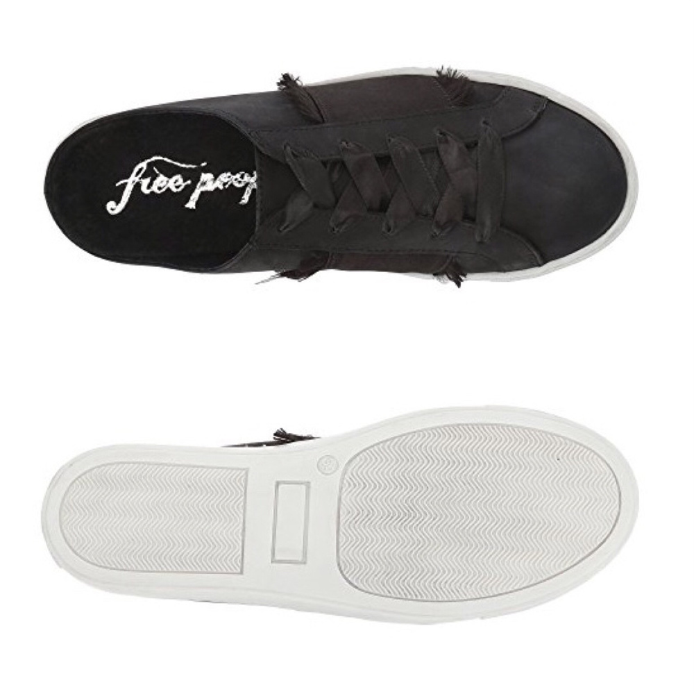 Distressed Black Suede Slides Slip on Leather Linn